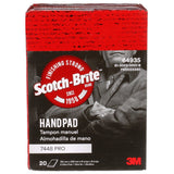 3M PO-HP 7448 Scotch-Brite Hand Pad, SiC Ultra Fine, Gray, 6 in x 9 in (7100023340) (20 Pack) - 4