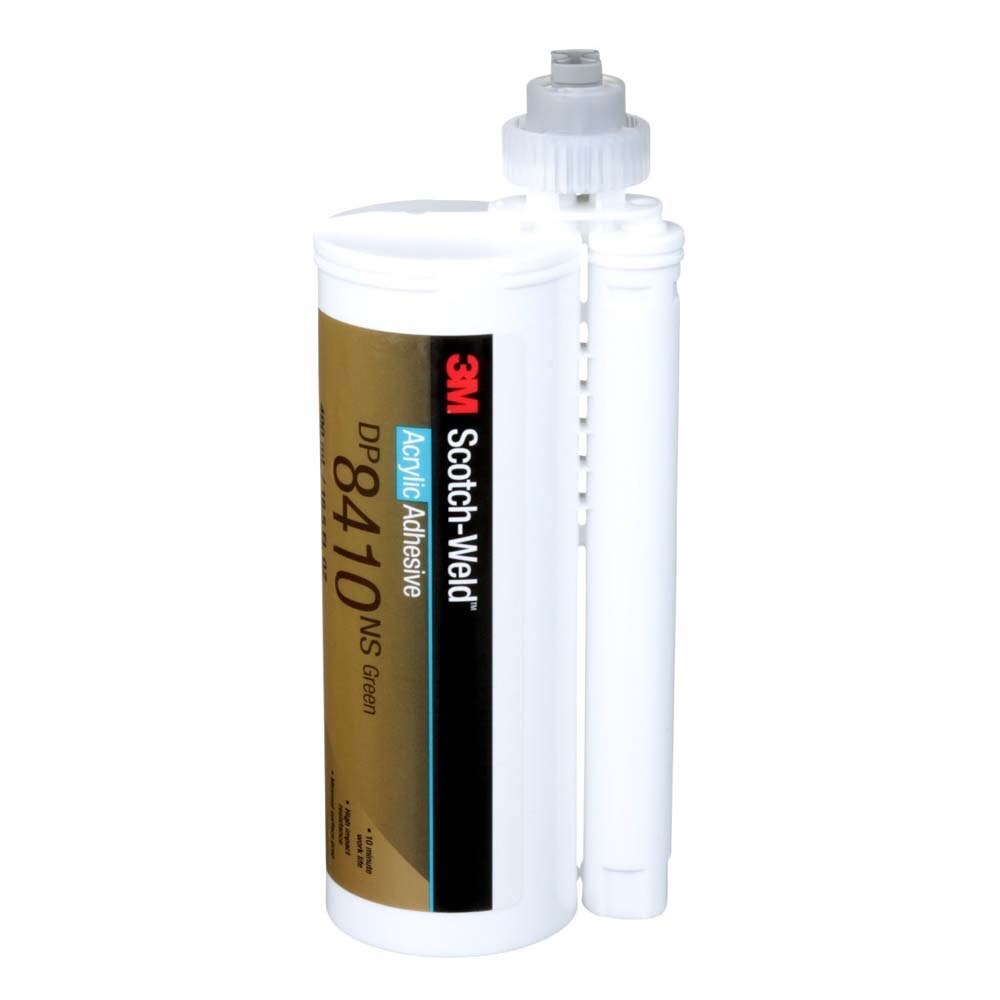 3M 8410NS DP8410NS Scotch-Weld Acrylic Adhesive DP Green Duo-Pak (7100024045) (6 Pack)