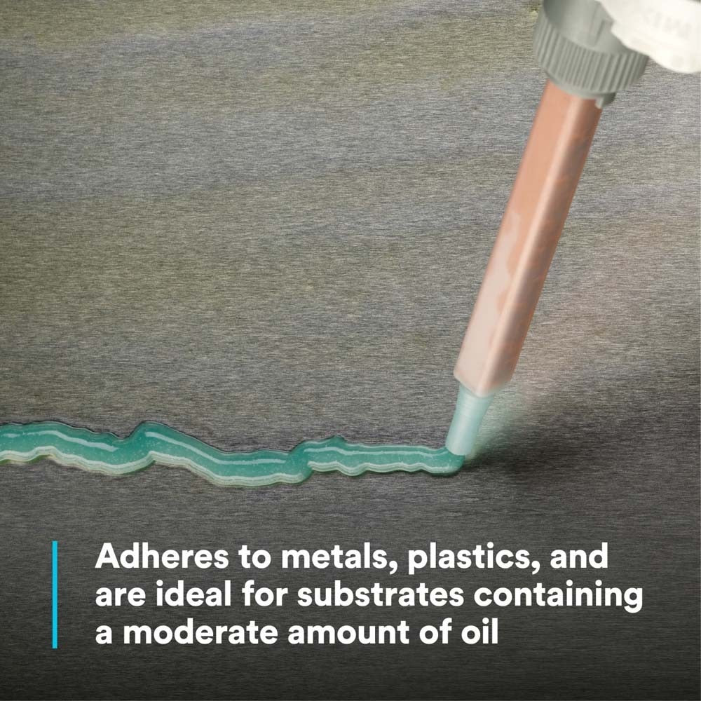 3M 8410NS DP8410NS Scotch-Weld Acrylic Adhesive DP Green Duo-Pak (7100024045) (6 Pack) - 7
