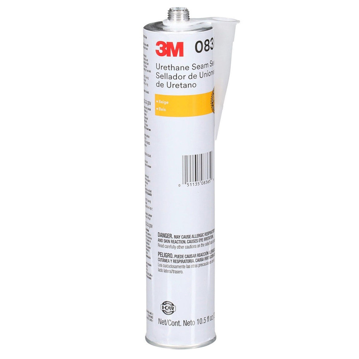 3M 08365 Urethane Seam Sealer Beige 310 mL Cartridge 10.5 fl oz Paintable in 30-45 Minutes (08365) (7100024963) (12 Pack) - 2