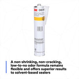3M 08365 Urethane Seam Sealer Beige 310 mL Cartridge 10.5 fl oz Paintable in 30-45 Minutes (08365) (7100024963) (12 Pack) - 7