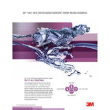 3M 7100025154 Fast Tack Water Based Adhesive 1000NF, Neutral, 5 Gallon Drum Pail (5 Pack) - 5