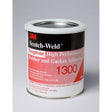 3M 1300 Neoprene High Performance Rubber and Gasket Adhesive, Yellow, 1 Quart (7100025171) (12 Pack)
