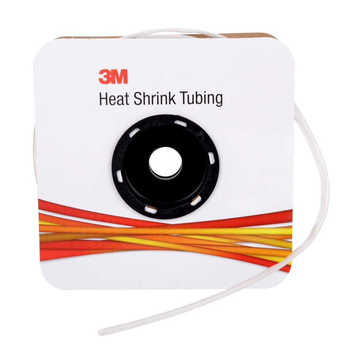 3M FP0.500CR100'S Heat Shrink Thin Wall Tubing FP-301, Clear, 2:1, 1/2 in x 100 ft Roll (7100025556) (3 Pack) - 3