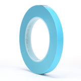 3M 215 Scotch Fine Line Tape, Blue, 1/2 in x 60 yd, 4.8 mil (7100026182) (72 Pack) - 2