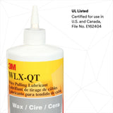 3M Wire Pulling Lubricant Wax, Gray, 1 Quart Canister (WLX-QT) (7100026918) (12 Pack) - 2