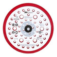 3M Xtract Hookit Low Profile Back-up Pad, 52 Holes, Red, 6 in, 5/16-24 External (20356) (7100027464) (10 Pack)
