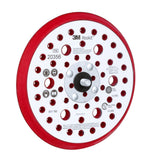3M Xtract Hookit Low Profile Back-up Pad, 52 Holes, Red, 6 in, 5/16-24 External (20356) (7100027464) (10 Pack) - 2