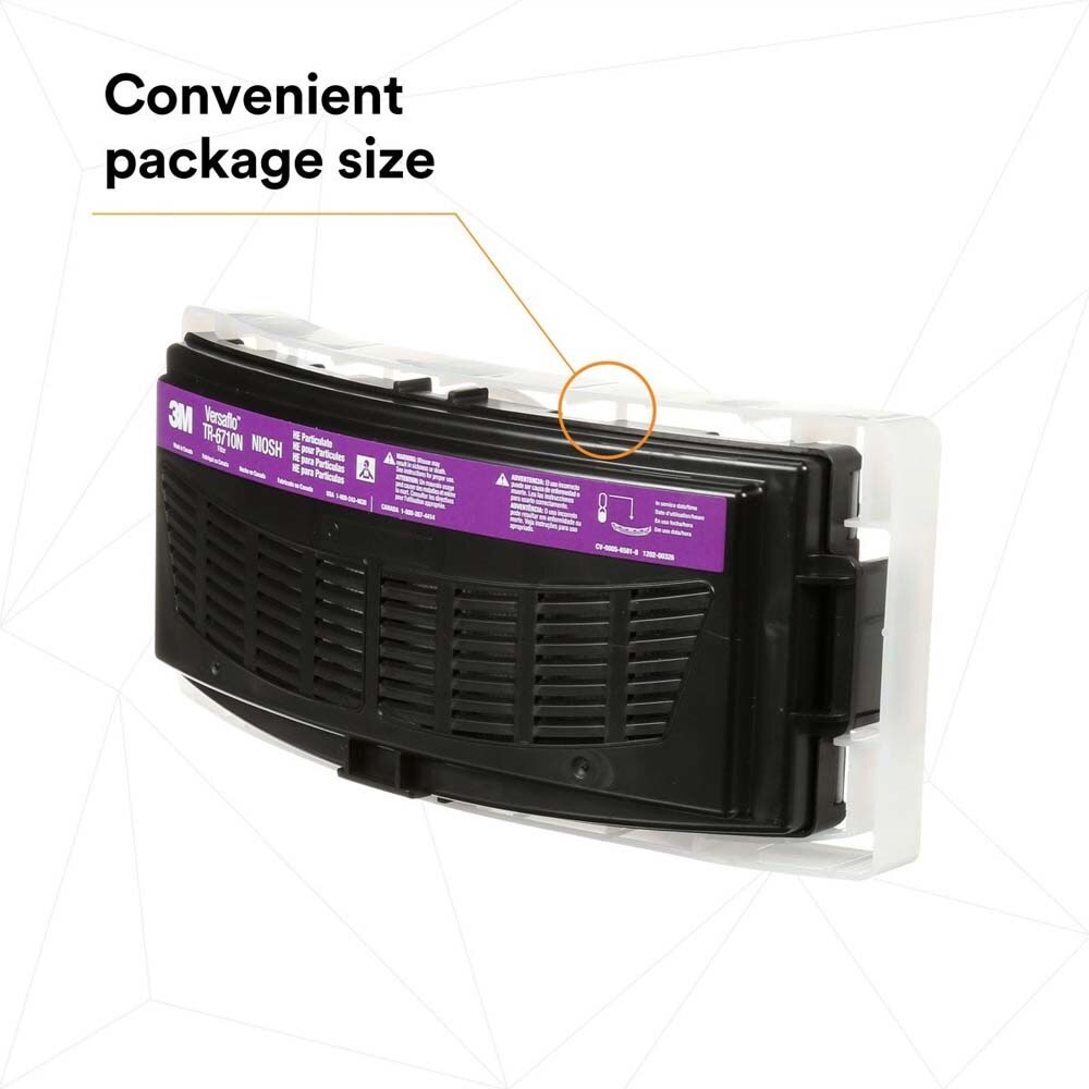 3M 7100028247 Versaflo High Efficiency Filter TR-6710N-5 / 37357(AAD), for TR-600 PAPR (5 Pack) - 4