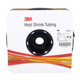3M Heat Shrink Thin Wall Tubing FP-301, Black, 2 to 1, 1 in x 50 ft Spool (FP1.000BK50S) (7100029979) (3 Pack) - 2