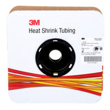 3M Heat Shrink Thin-Wall Tubing FP-301, Black, 1/8 in ID, 100 ft Spool (FP0.125BK100'S) (7100029984) (3 Pack)