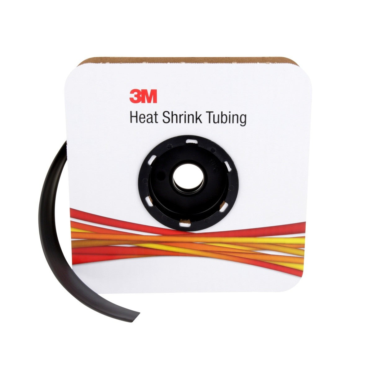 3M Heat Shrink Thin Wall Tubing FP-301, Black, 2 to 1 Shrink Ratio, 3/4 in x 50 ft Spool (FP0.750BK50'S) (7100030629) (3 Pack)
