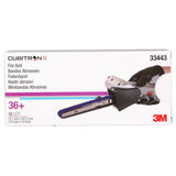 3M 786F 33443 Cubitron II File Belt, 36+ Grit, Purple, 1/2 in x 18 in, Spot Weld Removal (7100033184) (50 Pack) - 6