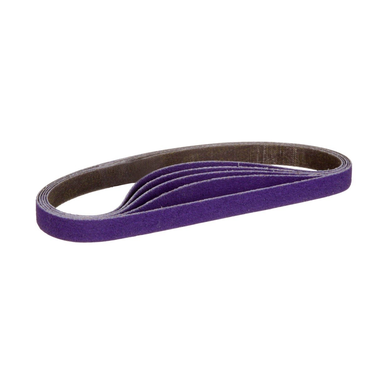 3M 786F 33445 Cubitron II File Belt, 60+ Grit, Purple, 1/2 in x 18 in, Spot Weld Removal (7100033185) (10 Pack) - 2