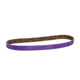 3M 786F 33445 Cubitron II File Belt, 60+ Grit, Purple, 1/2 in x 18 in, Spot Weld Removal (7100033185) (10 Pack) - 5