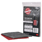 3M PO-HP 7447/7448 64933 Scotch-Brite Pro Hand Pad Multipack, Gray Maroon, 6 in x 9 in (7100033494) (400 Pack) - 3