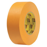 3M 2525 Performance Flatback Tape Orange High Visibility High Tack High Temperature Hand Tearable 1/2 in x 60 yd 9.5 mil (7100034662) (72 Pack)