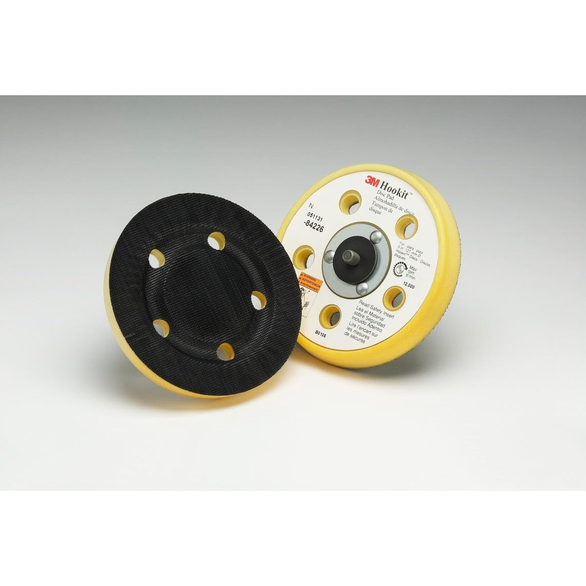 3M 84226 Hookit D/F Low Profile Finishing Disc Pad, 5 in x 11/16 in 5/16-24 External (7100035322) (10 Pack)