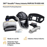 3M TR-600-HIK Versaflo Heavy Industry PAPR Kit Powered Air Purifying Respirator (7100035755) - 5