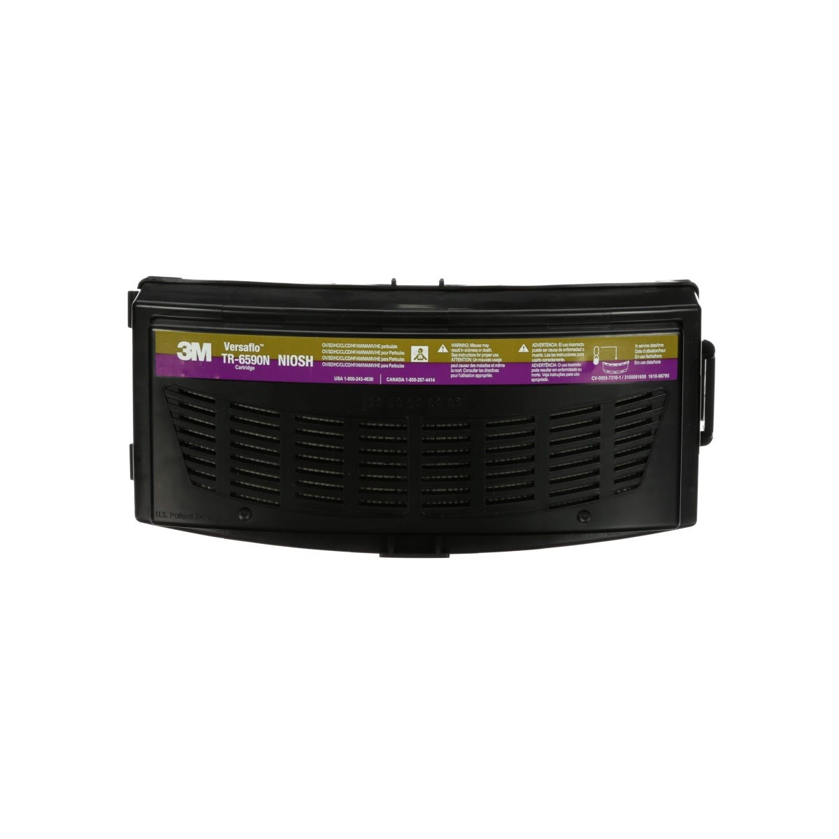 3M Versaflo Multi Gas HE Cartridge Black (TR-6590N) (7100035844) (5 Pack)