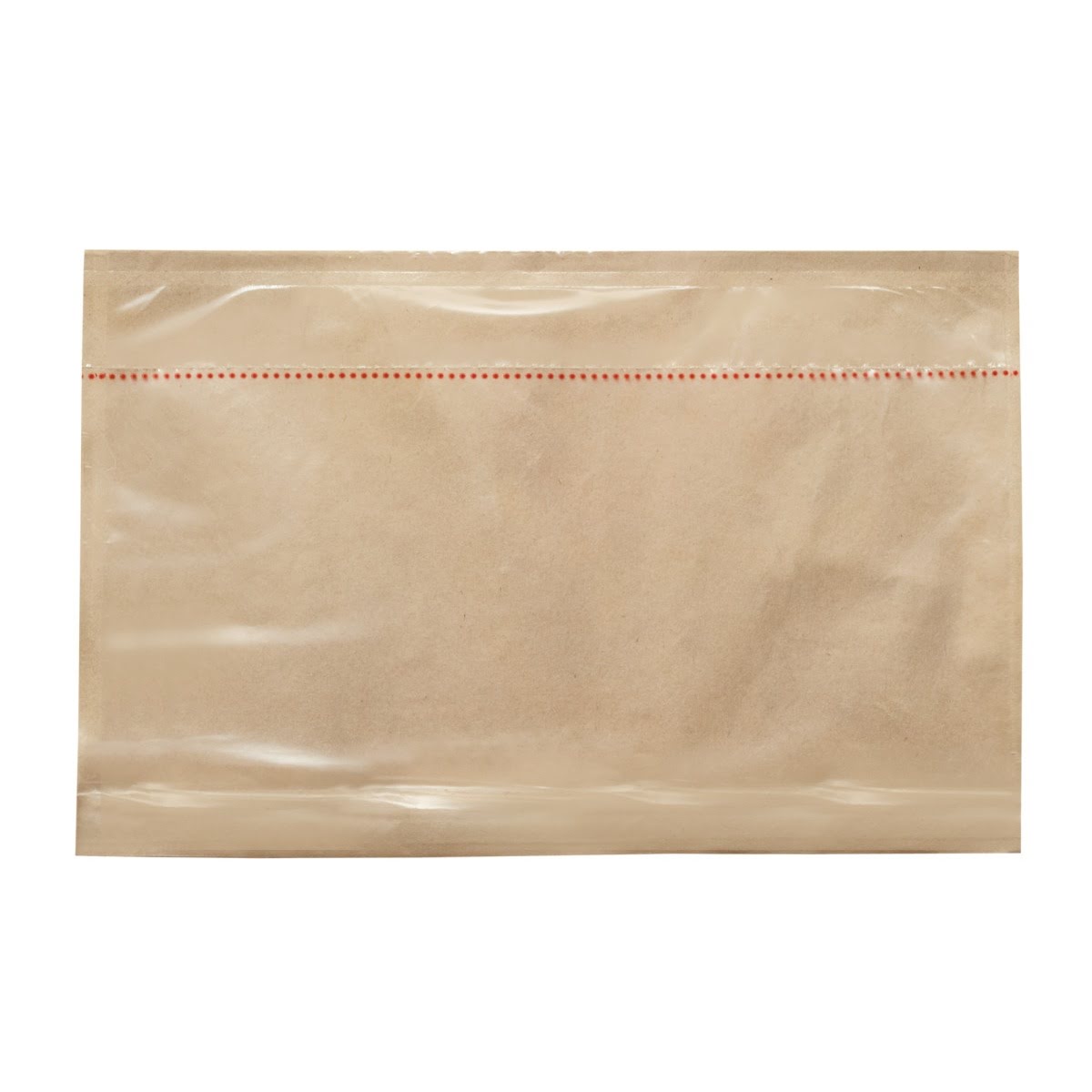 3M FED1 Non Printed Perforated Packing List Envelope, Clear Polyethylene, Transparent, 6-3/4 in x 10-3/4 in (7100036436) (500 Pack) - 2