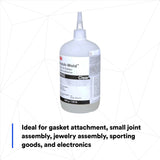 3M PR100 Plastic and Rubber Instant Adhesive, Clear, Low Viscosity, 500 g 1.10 lb Bottle, 1 Bottle/Case (7100039200) - 10