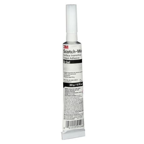 3M SI GEL Scotch-Weld Surface Insensitive Instant Adhesive SI Gel, Clear, 20 Gram (7100039258) (10 Pack)