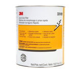 3M Quick Grip Filler Body Filler, Gray Paste, 1 gal Can (33181) (7100039451) (4 Pack)