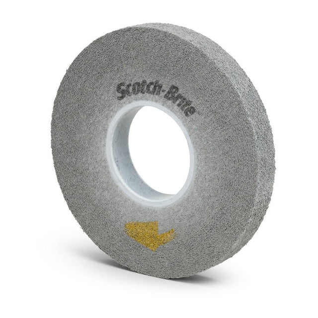 3M EP-WL Scotch-Brite EXL Pro Deburring Convolute Wheel, 9S Fine, Silicon Carbide, Gray, 8 in x 1 in x 3 in (7100042695) (3 Pack)