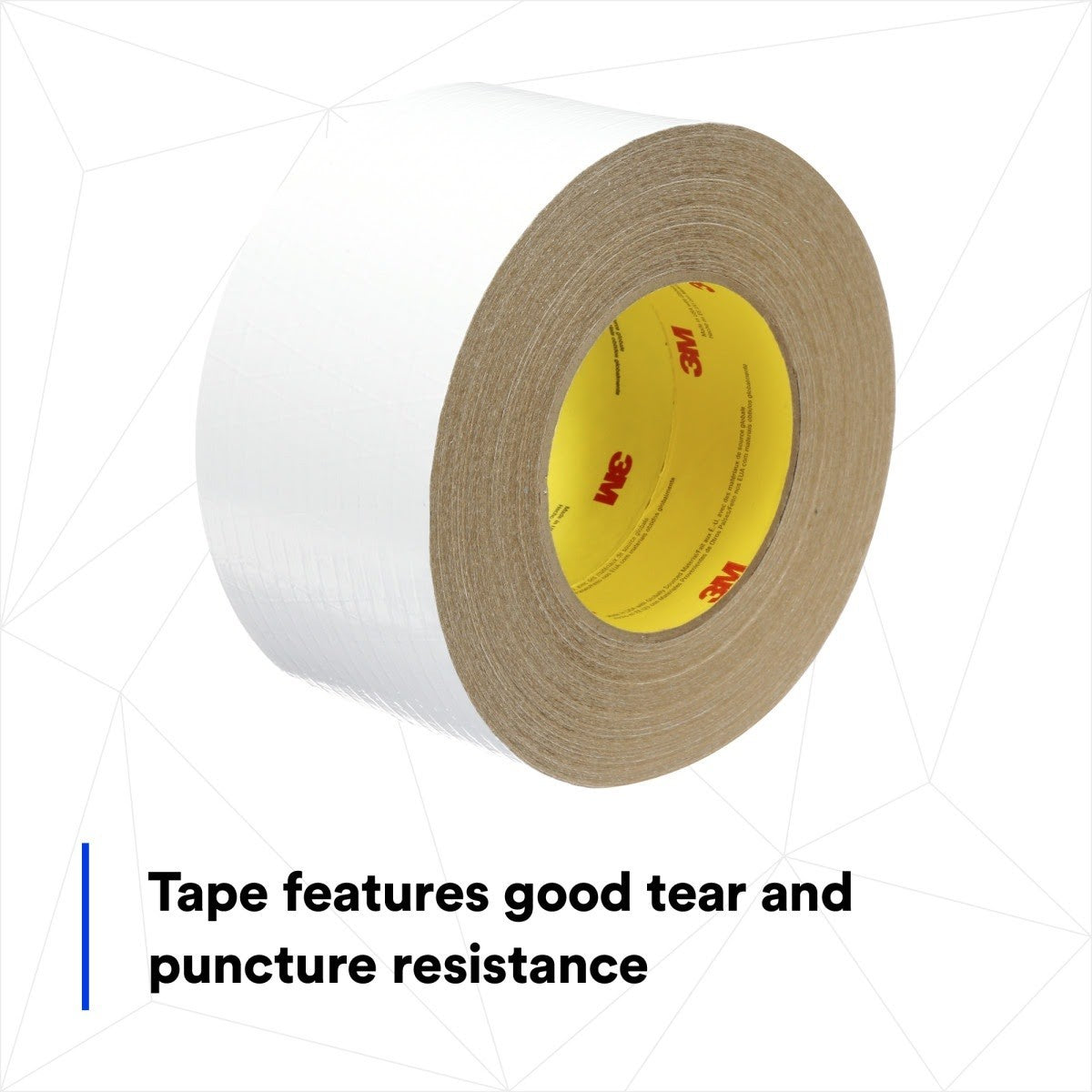 3M 1531CW Venture Tape Metal Building Facing Tape, White, 72 mm x 45.7 m (7100043747) (16 Pack) - 7