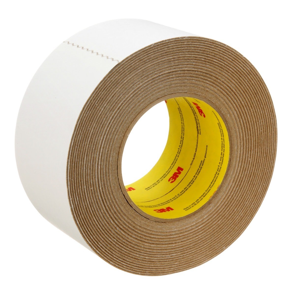 3M 1540CW Venture Tape ASJ Facing Tape, White, 72 mm x 45.7 m (7100043768) (16 Pack) - 3