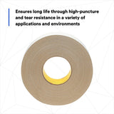 3M 1540CW Venture Tape ASJ Facing Tape, White, 72 mm x 45.7 m (7100043768) (16 Pack) - 10