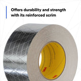 3M 2C110 FSK Facing Tape Acrylic Pressure Sensitive Cold Weather Adhesion Heavy Duty Liner Foil Scrim Kraft UL723 Classified 2-7/8 in x 50 yd (7100043825) (16 Pack) - 7