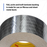 3M 2C110 FSK Facing Tape Acrylic Pressure Sensitive Cold Weather Adhesion Heavy Duty Liner Foil Scrim Kraft UL723 Classified 2-7/8 in x 50 yd (7100043825) (16 Pack) - 8