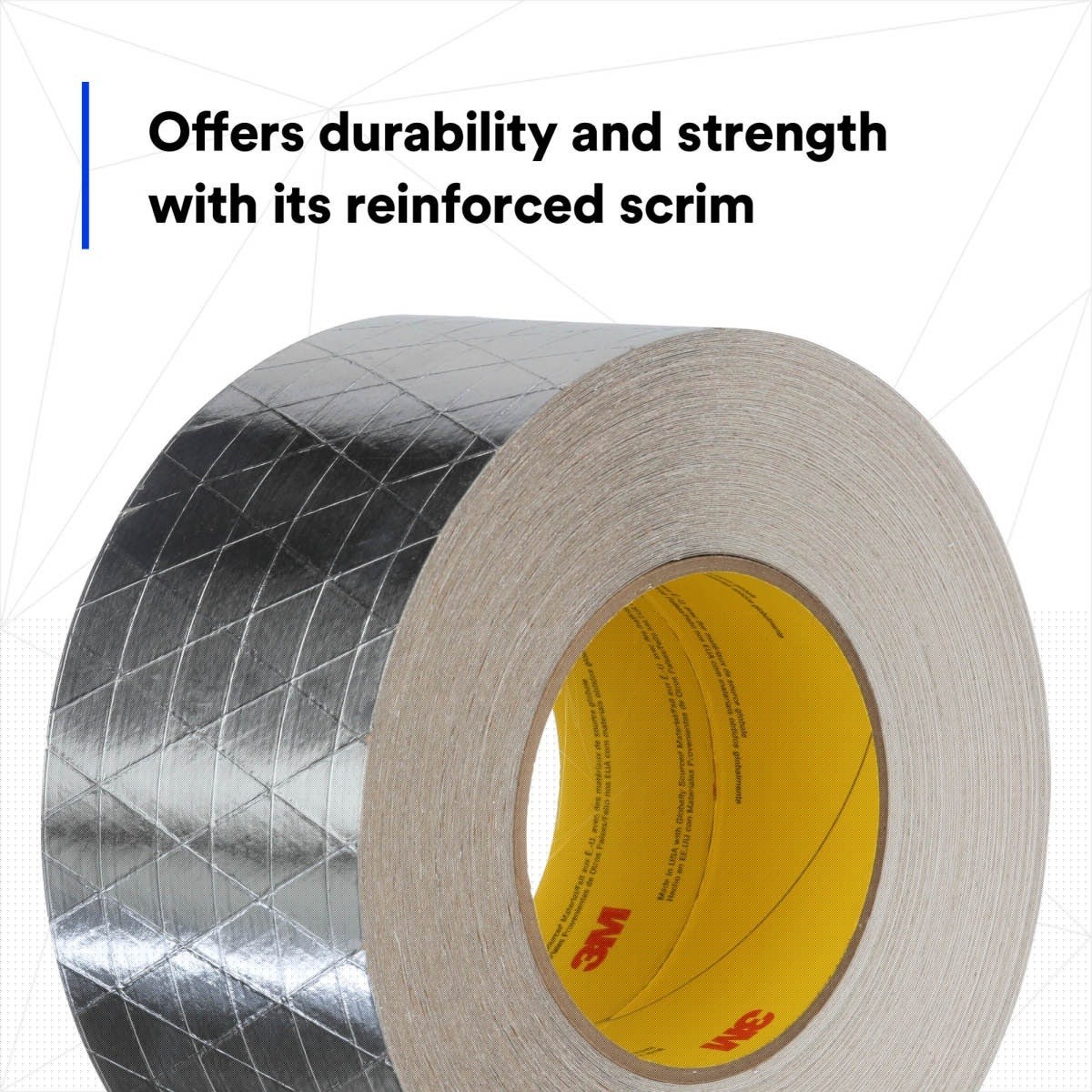 3M 2C110 FSK Facing Tape, 99 mm x 45.7 m (7100043828) (12 Pack) - 8