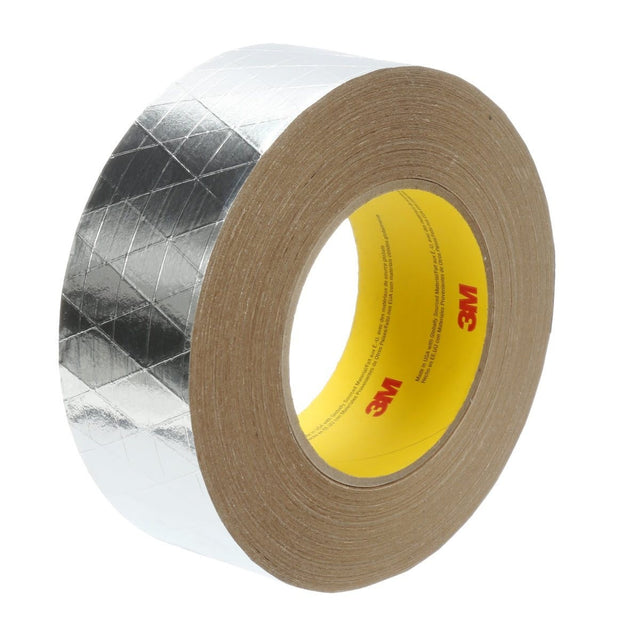 3M 1525CW FSK Facing Tape, Silver, 48 mm x 45.7 m (7100043849) (24 Pack)