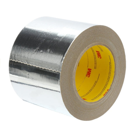 3M 1520CW Venture Tape Aluminum Foil Tape, Silver, 3.89 in x 50 yd, 3.2 mil (7100043875) (12 Pack)