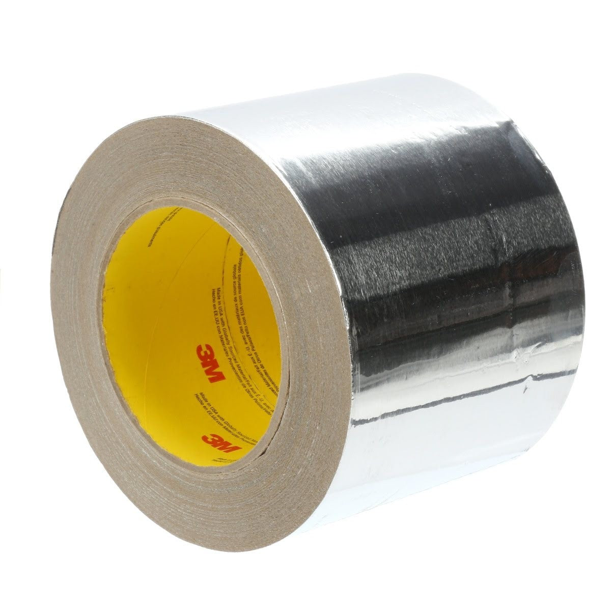 3M 1520CW Venture Tape Aluminum Foil Tape, Silver, 3.89 in x 50 yd, 3.2 mil (7100043875) (12 Pack) - 3