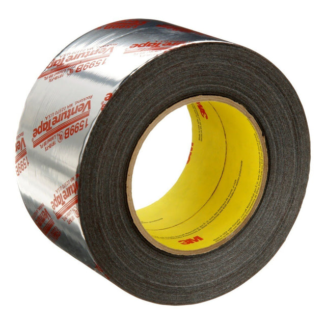 3M 1599B Venture Tape UL181B-FX Polypropylene Duct Tape, Silver, 72 mm x 109.7 m, 3 mil (7100043909) (16 Pack)