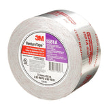 3M UL181A-P 1581A Venture Tape Aluminum Foil Tape, Silver, 72 mm x 55 m, 2 mil (7100043929) (16 Pack) - 2