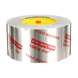 3M UL181A-P 1581A Venture Tape Aluminum Foil Tape, Silver, 72 mm x 55 m, 2 mil (7100043929) (16 Pack) - 3