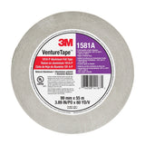 3M UL181A-P 1581A Venture Tape Aluminum Foil Tape, Silver, 72 mm x 55 m, 2 mil (7100043929) (16 Pack) - 9