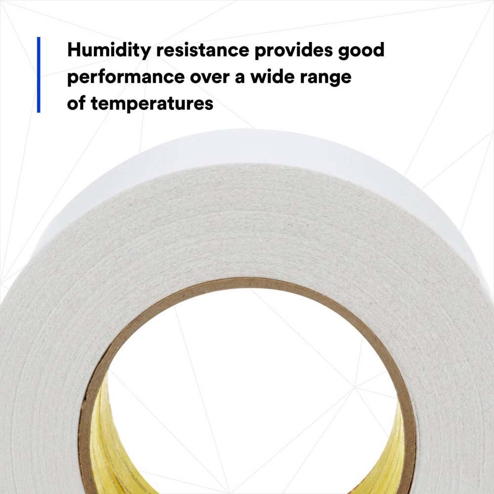 3M 7100043935 Venture Tape Vinyl Seaming Tape 460V, White Color, Embossed, Resists Lifting, Cold Weather Adhesion, 2.83 in x 50 yd (16 Pack) - 2