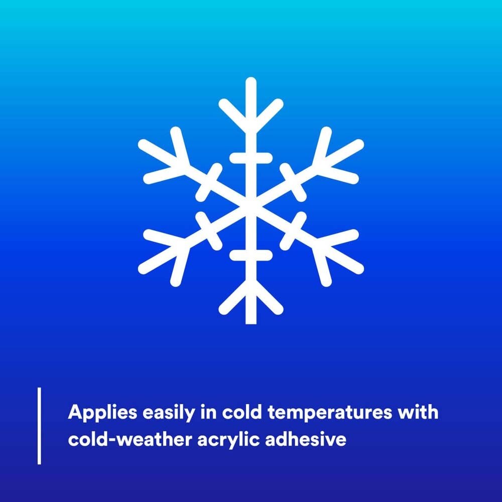 3M 7100043935 Venture Tape Vinyl Seaming Tape 460V, White Color, Embossed, Resists Lifting, Cold Weather Adhesion, 2.83 in x 50 yd (16 Pack) - 6