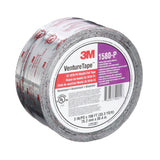 3M Venture Tape UL181B-FX Mastik Foil Tape, Silver, 3 in x 100 ft (1580-P) (7100043954) (16 Pack) - 3