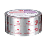 3M Venture Tape UL181B-FX Mastik Foil Tape, Silver, 3 in x 100 ft (1580-P) (7100043954) (16 Pack) - 5