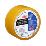 3M Vinyl Tape Transparent 2 in x 36 yd 5.2 mil Roll (471) (7100044331) (24 Pack) - 7
