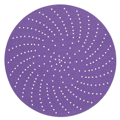 3M 732U Xtract Hookit Paper Disc, 80+ Grit, C Weight Paper Backing, Purple, 6 in, 600LG Vacuum (7100044445) (250 Pack)