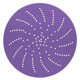 3M 732U Xtract Hookit Paper Disc, 80+ Grit, C Weight, Purple, 5 in, Die 500LG (7100044448) (250 Pack)