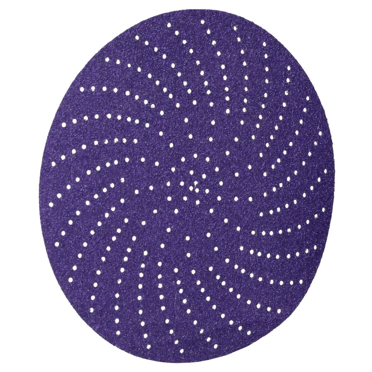 3M 732U Cubitron II Hookit Clean Sanding Paper Disc, Precision Shaped Ceramic, 120+ Grit, Purple, C Weight, 6 in, Die 600LG (7100044449) (250 Pack) - 2